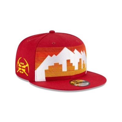 Denver Nuggets Gorra | New Era NBA City Edition 9fifty Snapback Cap Mexico - Rojos
